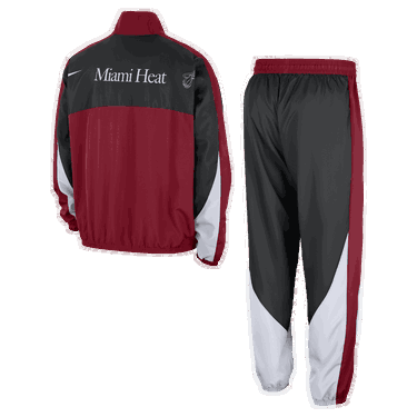 Træningsdragt Nike NBA Miami Heat Starting 5 Courtside Tracksuit Bourgogne | FD8556-608, 1