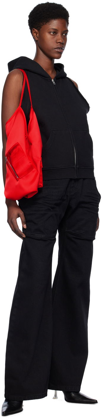 Cargo bukser We11done Wire Cargo Pants Sort | WD-DP0-24-328-W-BK, 3
