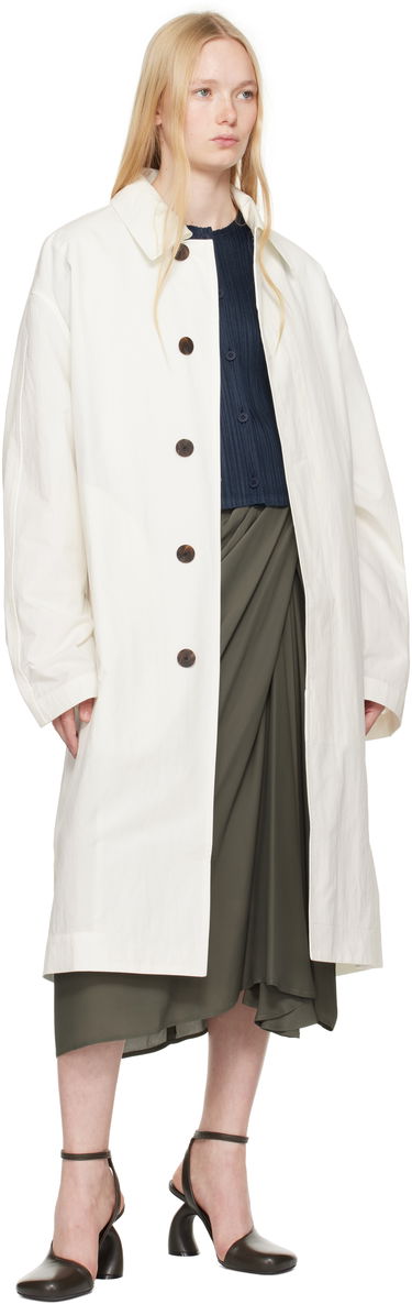 Frakker Studio Nicholson Studio Nicholson Nevis Coat Hvid | NEVIS SN - 754, 3