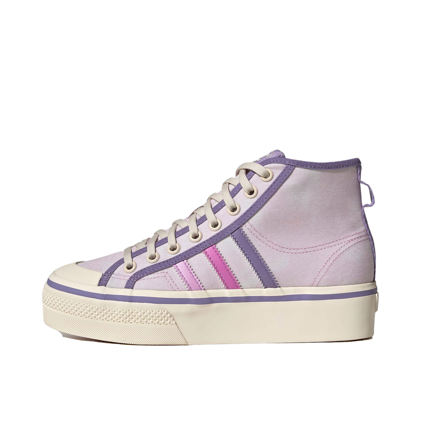 Sneakers og sko adidas Originals Nizza Platform Mid Parley Almost Pink W Lilla | GX4608