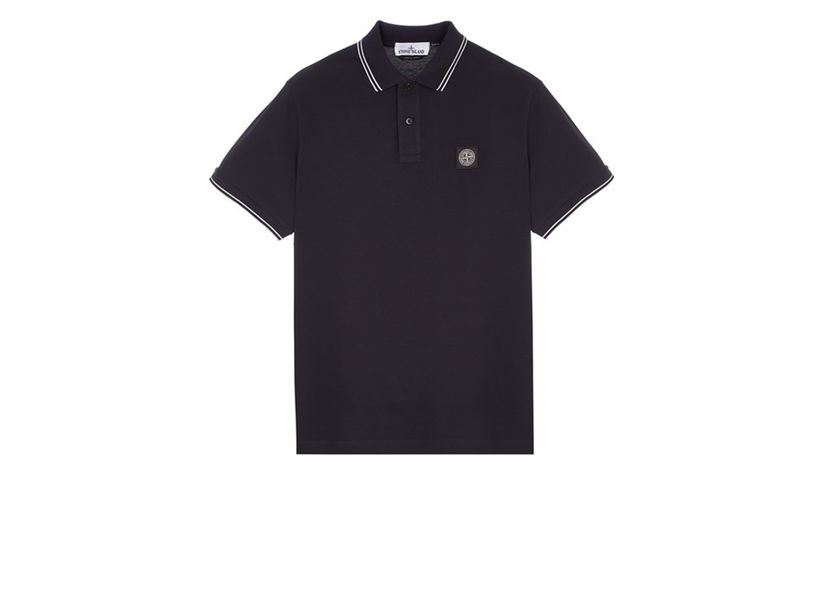 Polo skjorte Stone Island Polo Shirt Mørkeblå | 2SC18