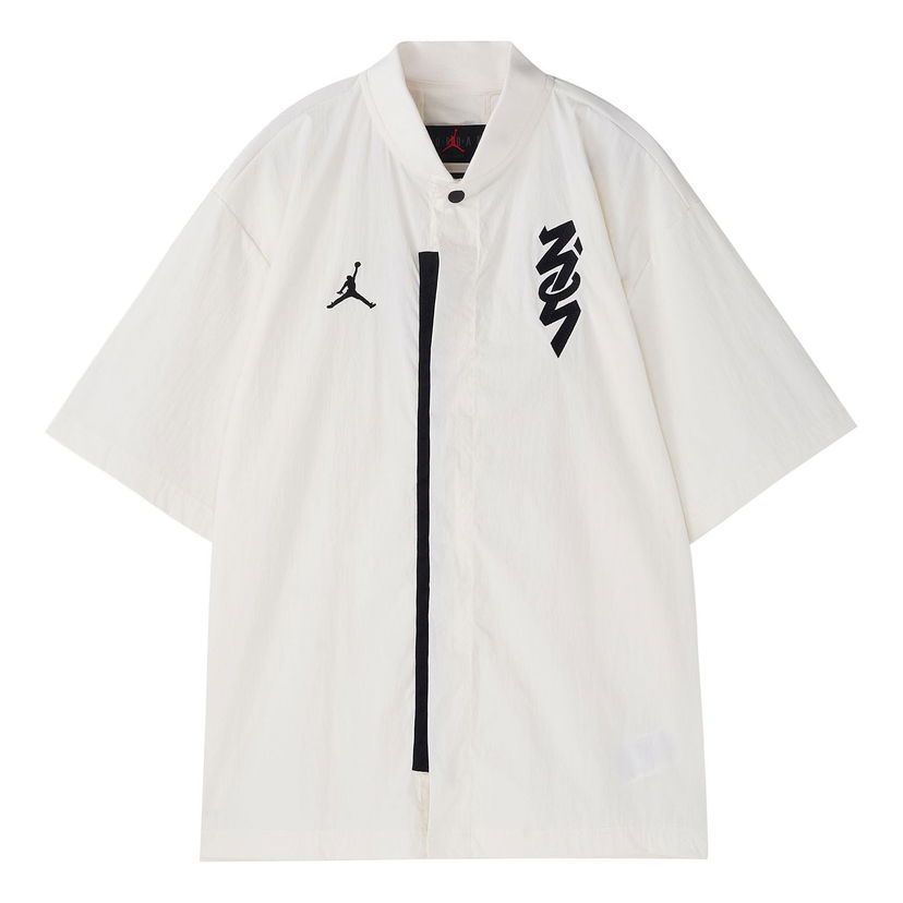 Skjorte Jordan Zion Logo Shirt Hvid | DR2173-133