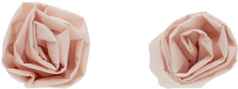 Tørklæde Simone Rocha Simone Rocha Rose Stud Earrings Lyserød | ERG403 1067