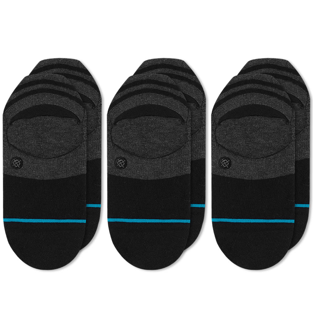Sokker Stance Gamut 2 Sock - 3 Pack Black Sort | M145A19GPK-BLK, 0