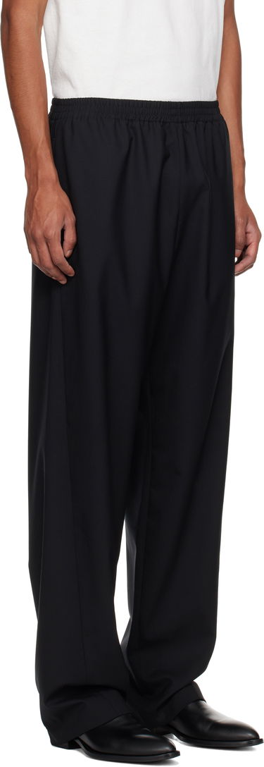 Bukser The Row Konan Elastic Waist Trousers Sort | 803-W3464, 1
