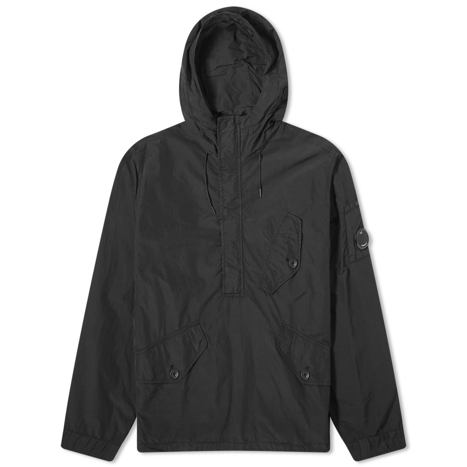 Jakke C.P. Company Flatt Nylon Anorak Sort | 15CMOS067A-005991G-999, 0