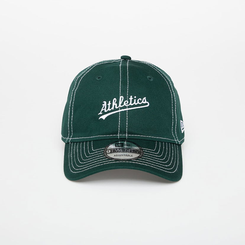Kasket New Era Oakland Athletics 9TWENTY Contrast Stitch Adjustable Cap Grøn | 60691235