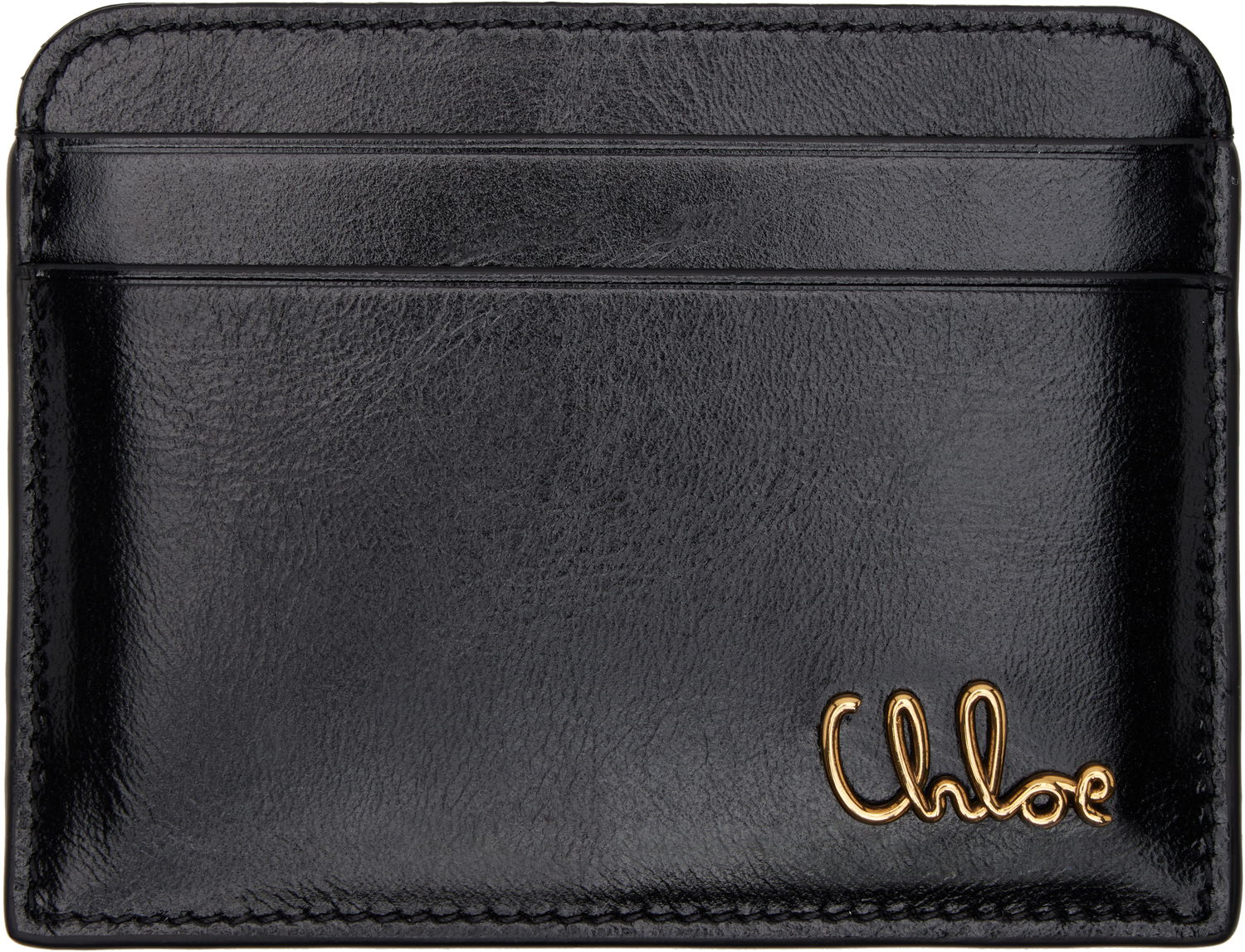 Tegnebog CHLOÉ Chloe Iconic Card Holder Sort | CH25SP480O16, 0