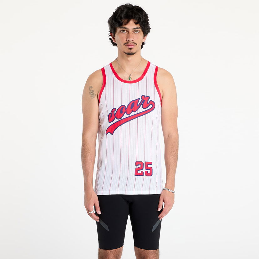 Tanktop Soar Running SOAR American Race Vest Hvid | SS25-SV6M-WHI/RED