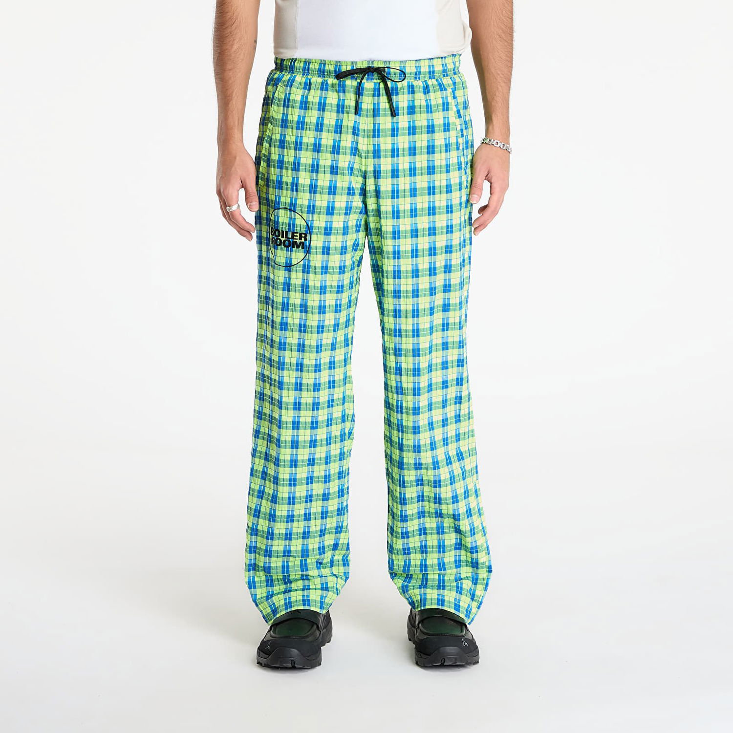 Joggingbukser Pleasures Plaid Practice Track Pants Flerfarvet | P25F002-NEON, 0