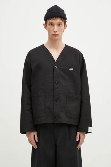 Sweater Neighborhood NEIGHBORHOOD Regular Fit V-Neck Cardigan Sort | 242SPNH.SHM05, 0