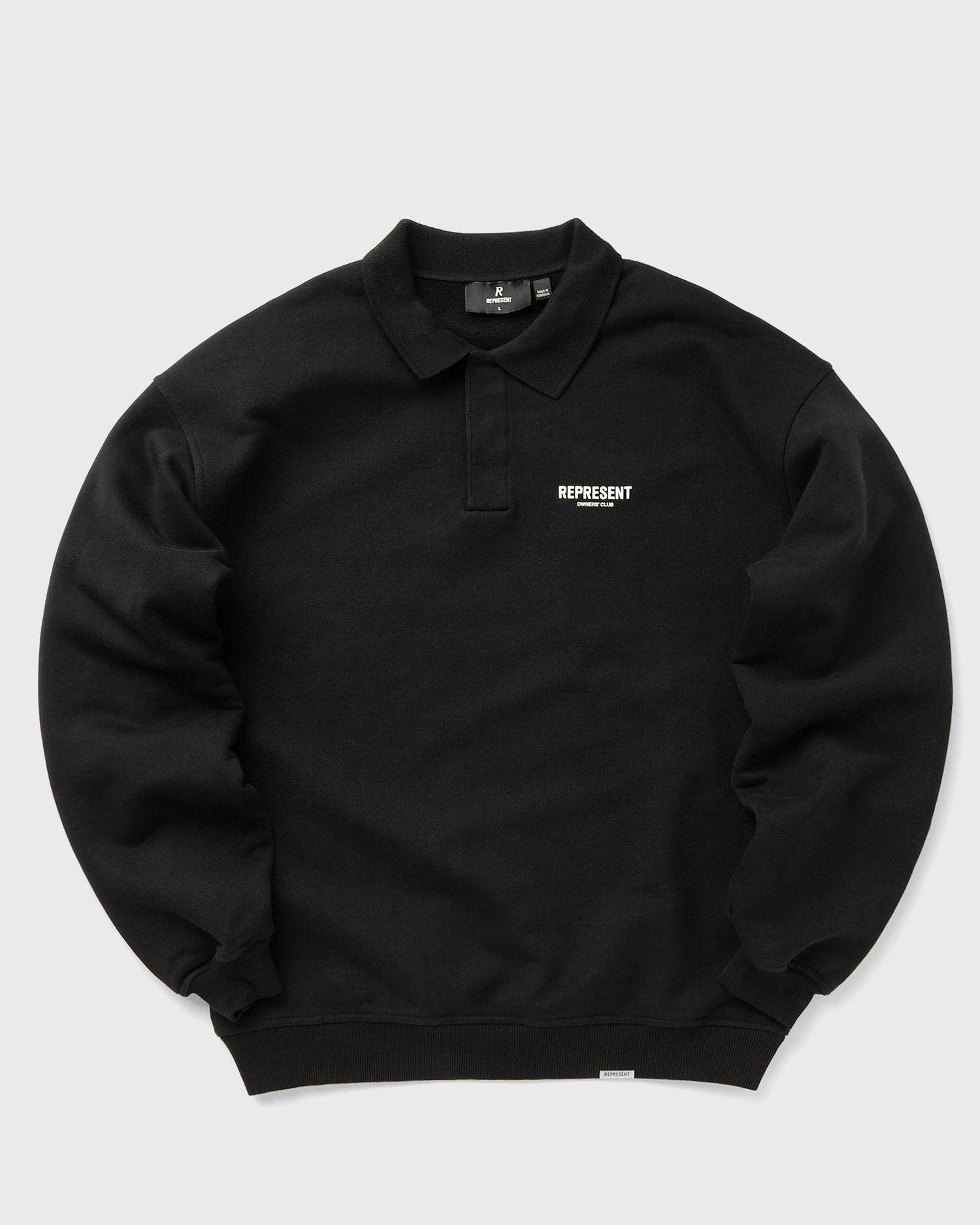 Sweatshirt Represent Clo REPRESENT OWNERS CLUB LS POLO SWEAT Sort | OCM41117-001, 0