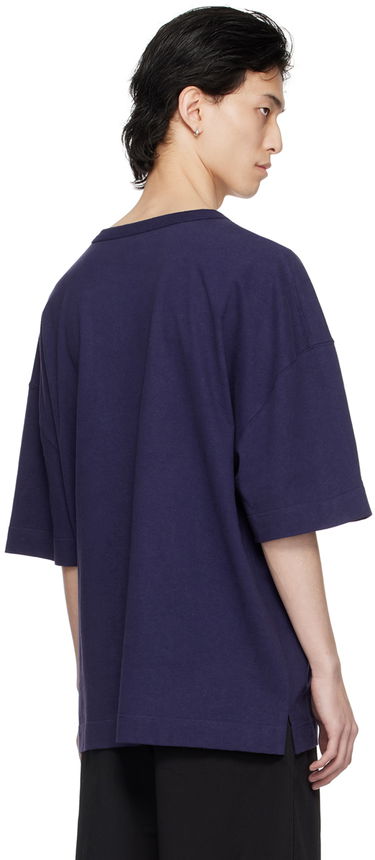 T-shirt LEMAIRE Boxy Pocket T-Shirt Blå | TO1165 LJ1010, 2