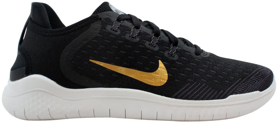 Sneakers og sko Nike Free RN 2018 "Black Metallic Gold Vast Grey" W Sort | 942837-008, 0