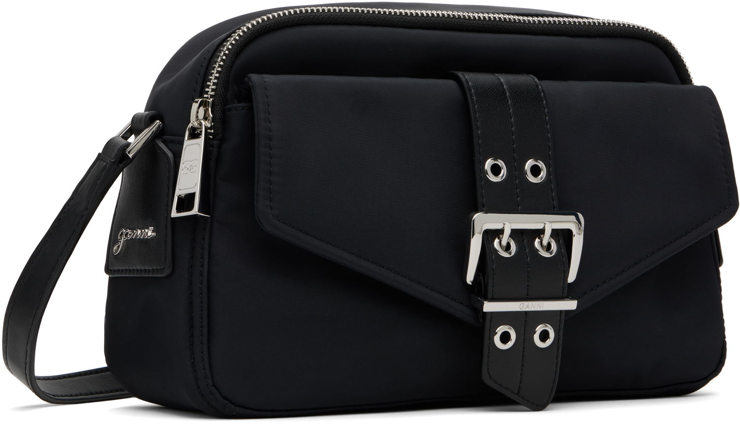 Skuldertaske GANNI GANNI Bucky Camera Bag Sort | A6370, 1