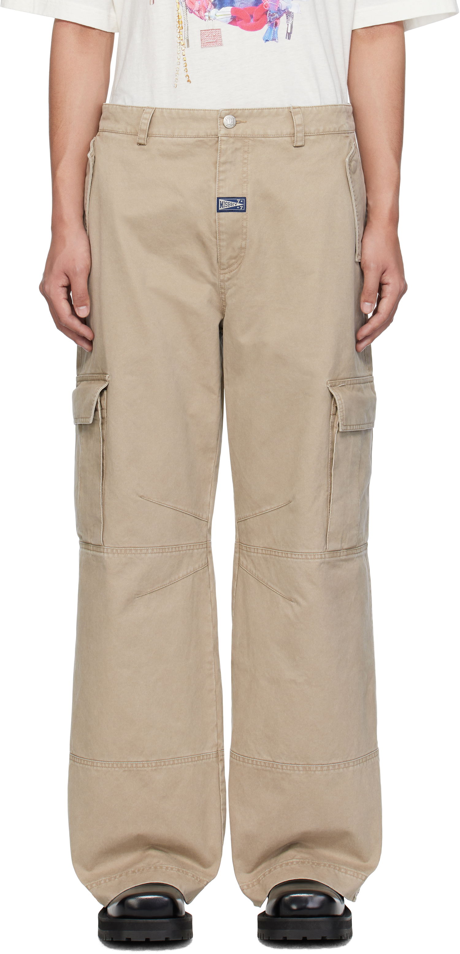 Cargo bukser MISBHV MISBHV Perfect Cargo Pants Beige | 250M307, 0