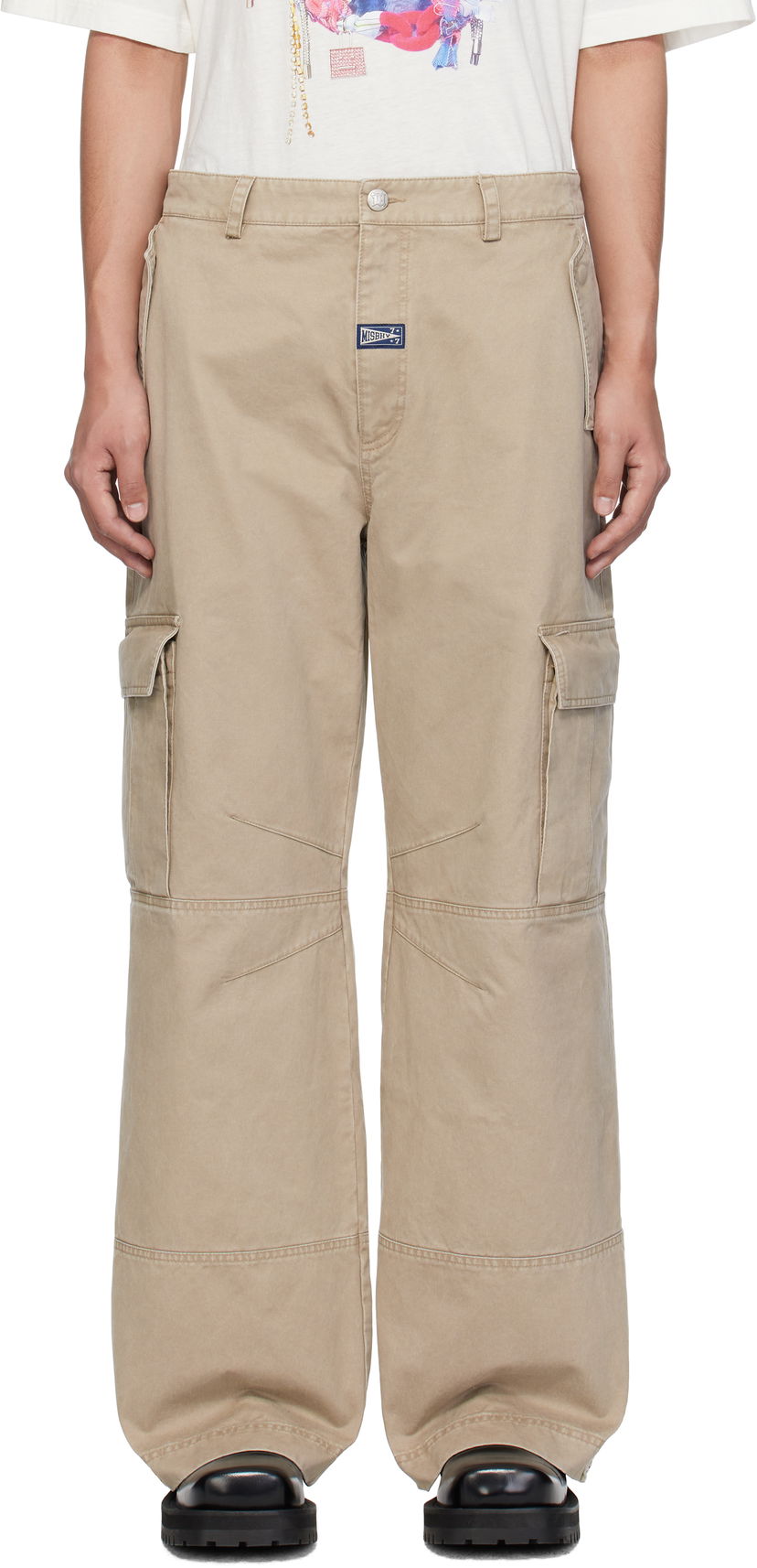 Cargo bukser MISBHV MISBHV Perfect Cargo Pants Beige | 250M307