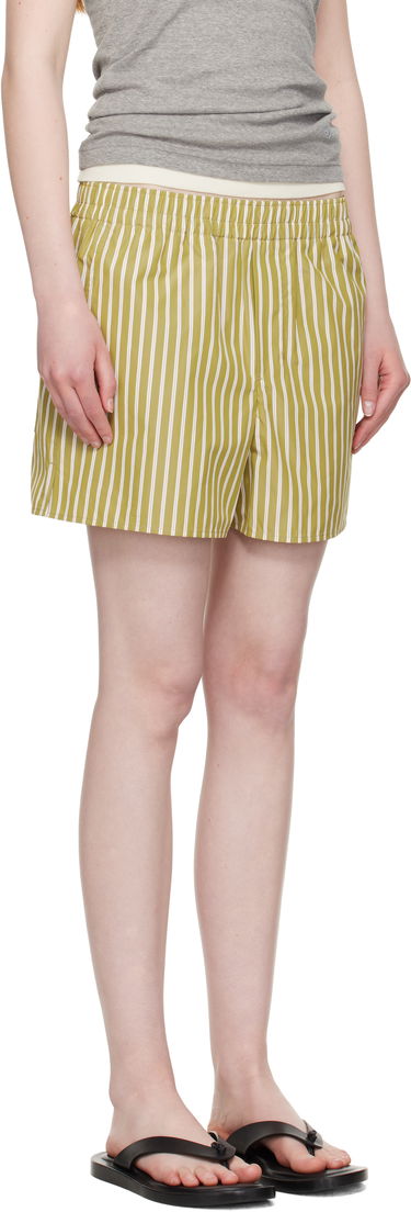 Shorts AMI AMI Paris Elasticated Shorts Gul | USO117.CO0108, 1