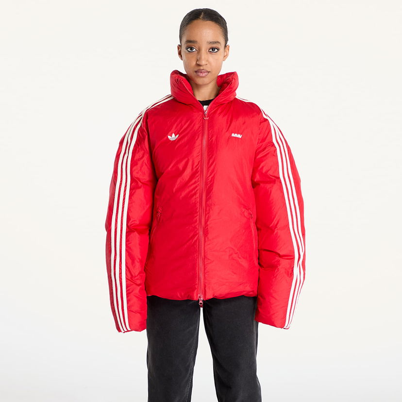 Puffer jakke adidas Originals AVAVAV x Jacket Better Scarlet Rød | JG1427
