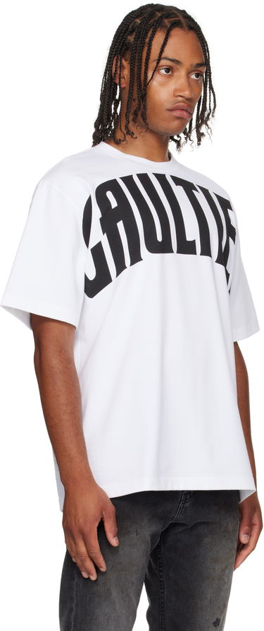 T-shirt Jean Paul Gaultier Jean Paul Gaultier 'The Large Gaultier' T-Shirt Hvid | 24/25-U-TS065I-J055-0100, 4