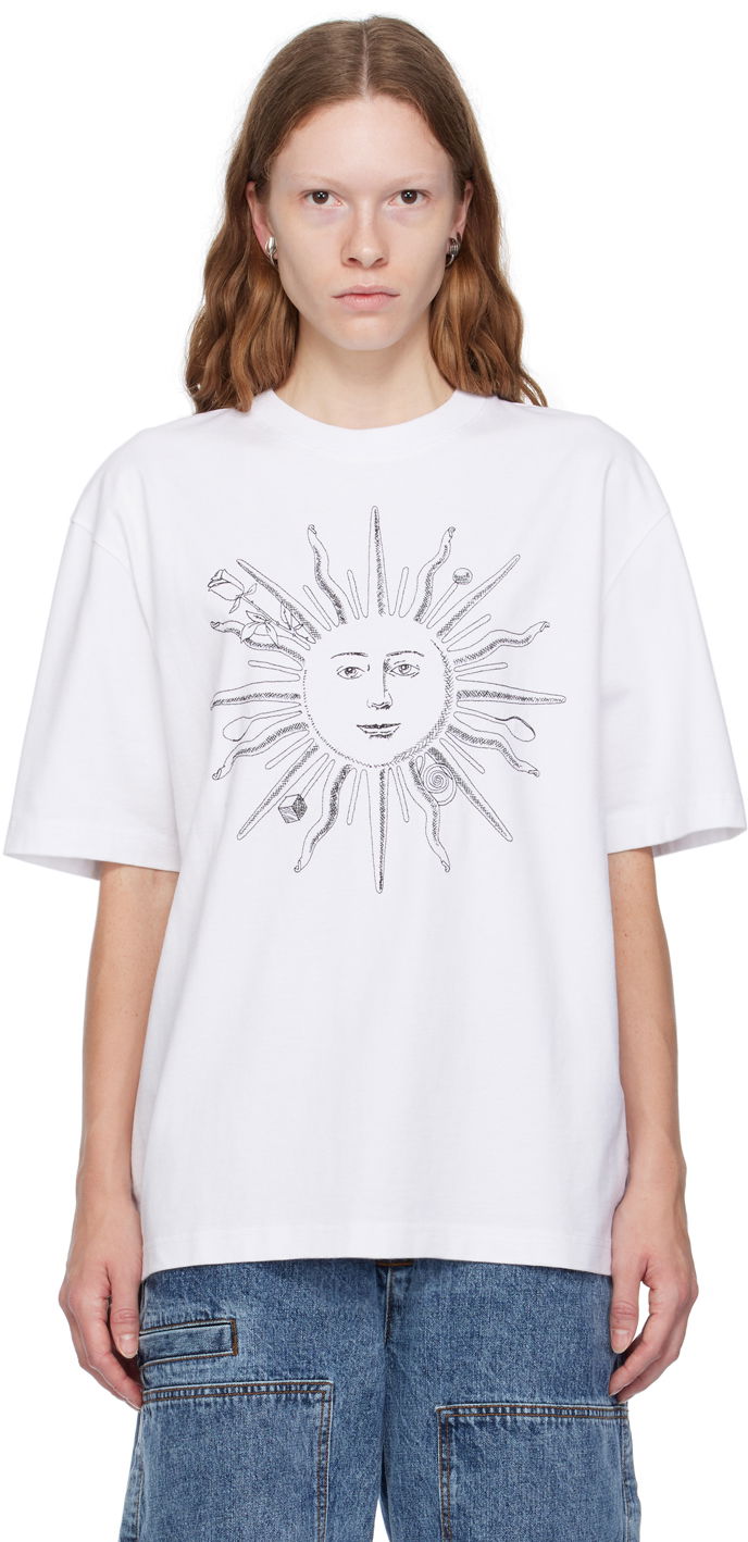 T-shirt Jacquemus Le Chouchou "Le T-Shirt Soleil" Hvid | 23H236JS189-2102, 0