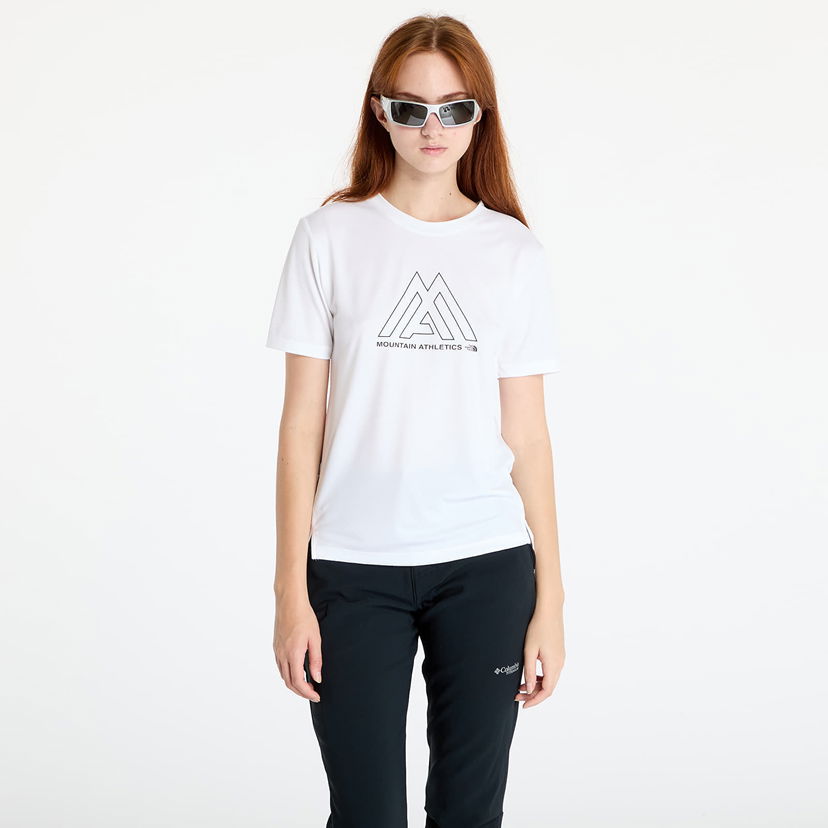 T-shirt The North Face Mountain Athletics Short Sleeve Tee TNF White Hvid | NF0A8944FN41