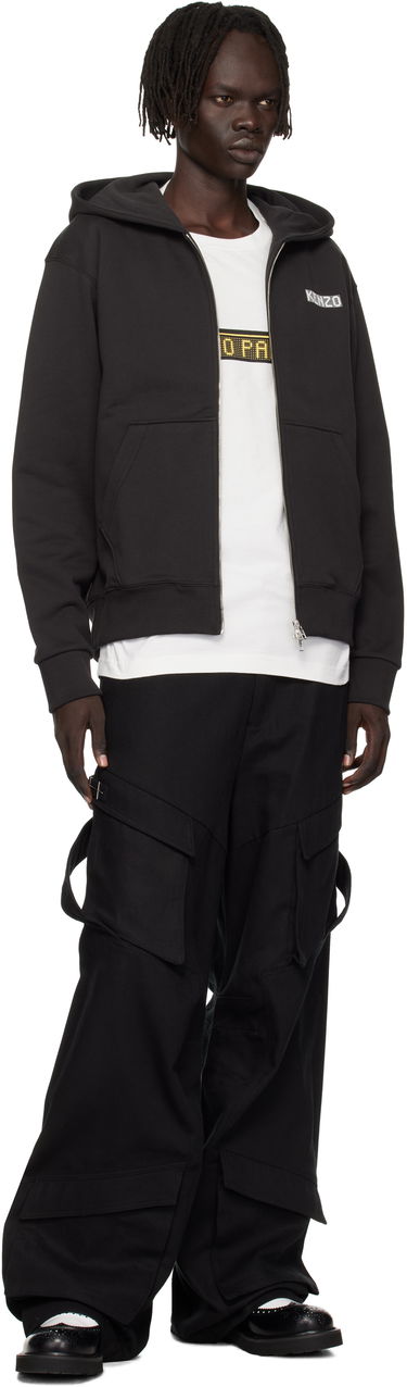 Sweatshirt KENZO Kenzo Paris 'KENZO City' Full-Zip Hoodie Sort | FF65HO2544MC, 3