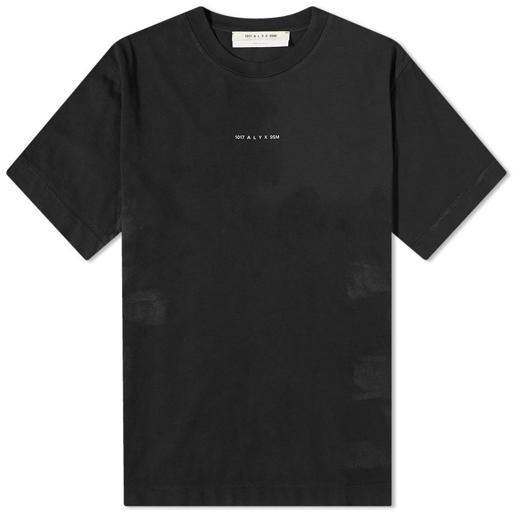 T-shirt 1017 ALYX 9SM END. x 'Neon' Treated Logo Tee Sort | AXMTS0405FA01-BLK0001, 0