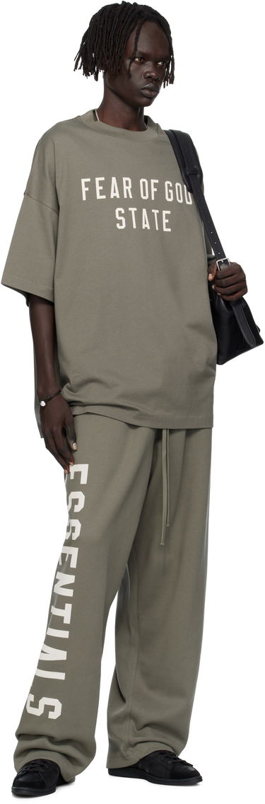 Joggingbukser Fear of God Fear of God ESSENTIALS Fleece Lounge Sweatpants Grøn | 130SP254327F, 3