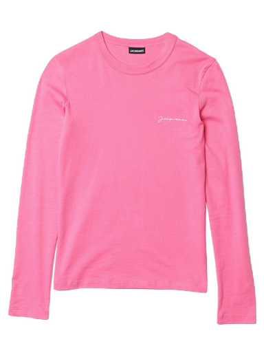 T-shirt Jacquemus Le Brode Manches Longues Lyserød | 211JS002-2160-450