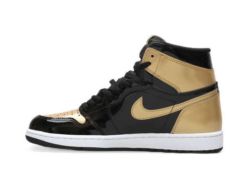 Limited Edition Jordan Air Jordan 1 Retro High OG NRG "Gold Toe" Metalisk | 861428-007