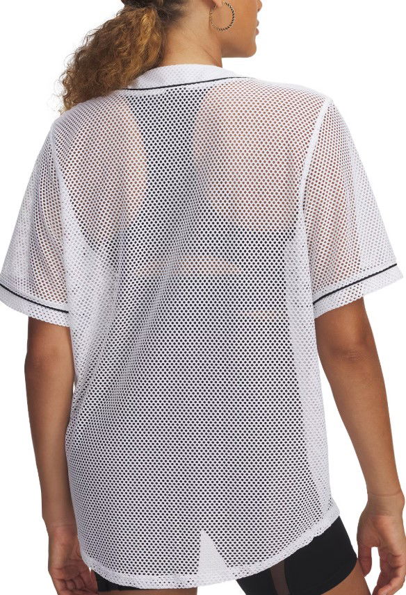 Jersey Under Armour Under Armour Sportstyle Mesh Baseball Jersey Hvid | 1389637-100, 1