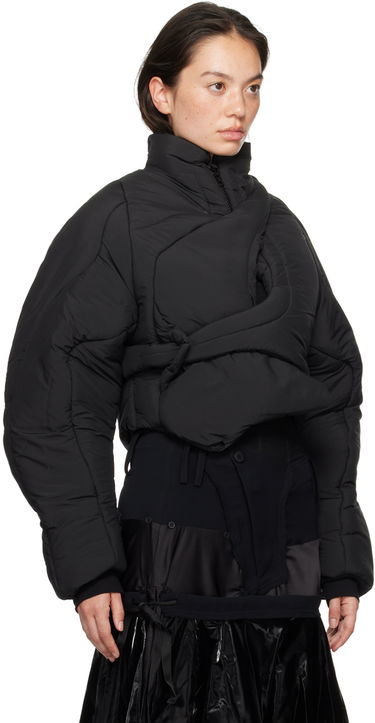 Puffer jakke Ottolinger Ottolinger Asymmetrical Padded Jacket Sort | 1090603921, 1