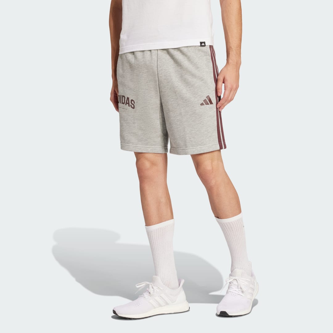 Shorts adidas Performance 3-Stripes Shorts Grå | JM2484, 0