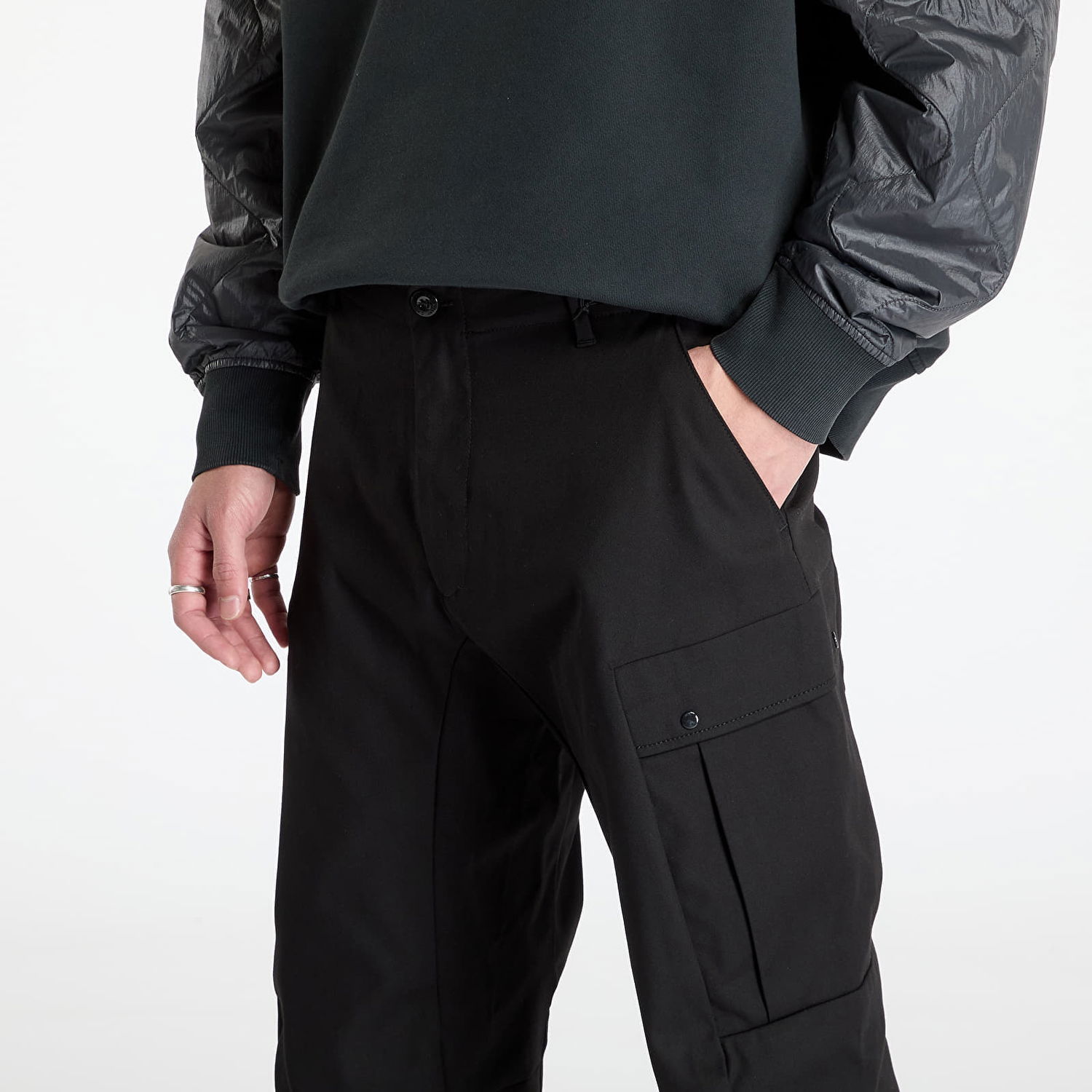 Cargo bukser C.P. Company Cargo Pants Sort | 17CMPA118A110175A-999, 1