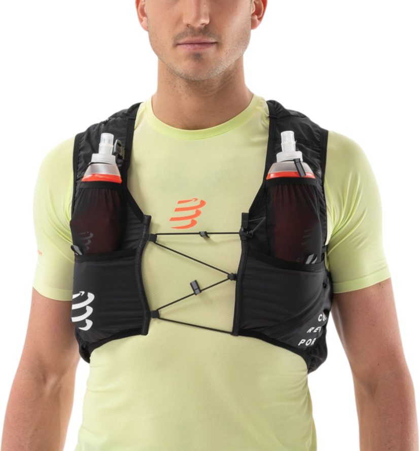 Vest Compressport Ultrun Evo 10 Hydration Vest Sort | xbpu6069-xbpu6069000