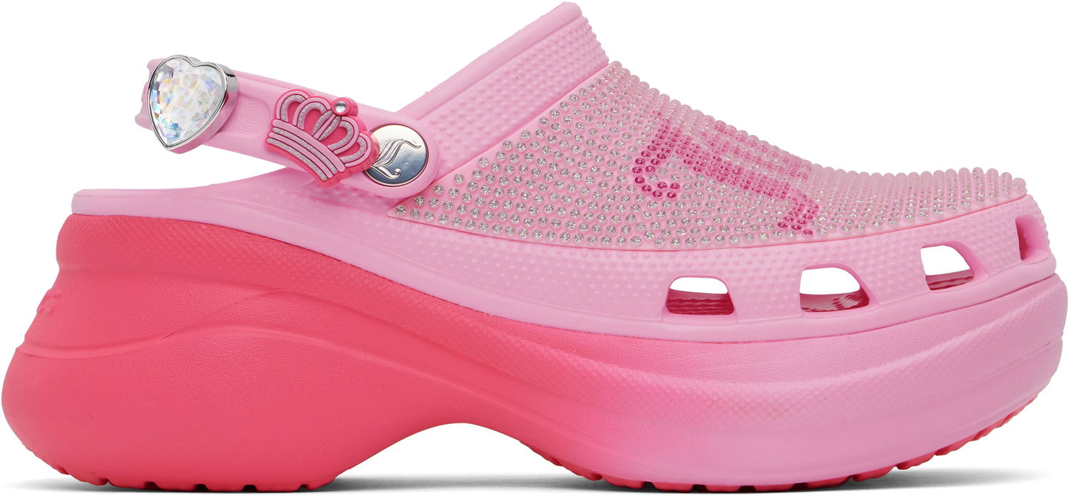 Tøj Crocs Juicy Couture Edition Bae Clogs Lyserød | 211104-90H, 0