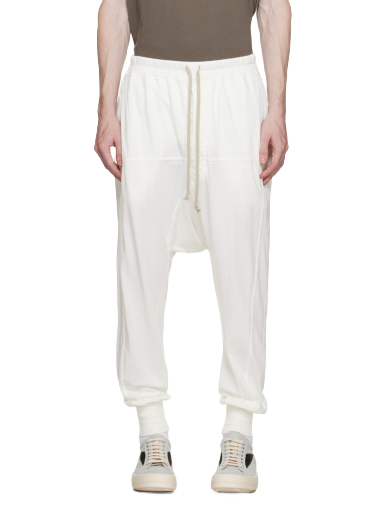 Joggingbukser Rick Owens DRKSHDW Drawstring Sweatpants Hvid | DU02C5395 RN