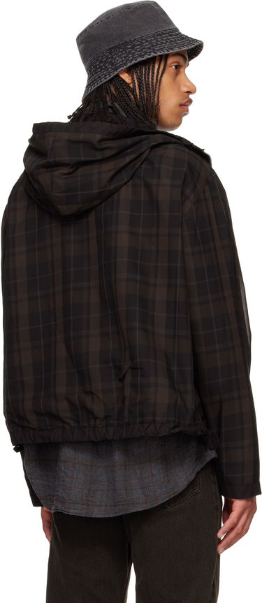 Puffer jakke OUR LEGACY Our Legacy Riviera Plaid Jacket Brun | M2251RBSC, 2