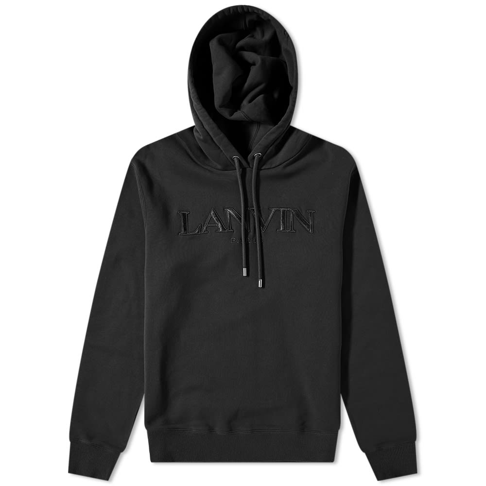 Sweatshirt LANVIN Logo Popover Hoody Sort | RM-HO0001-J210-P23-10, 0