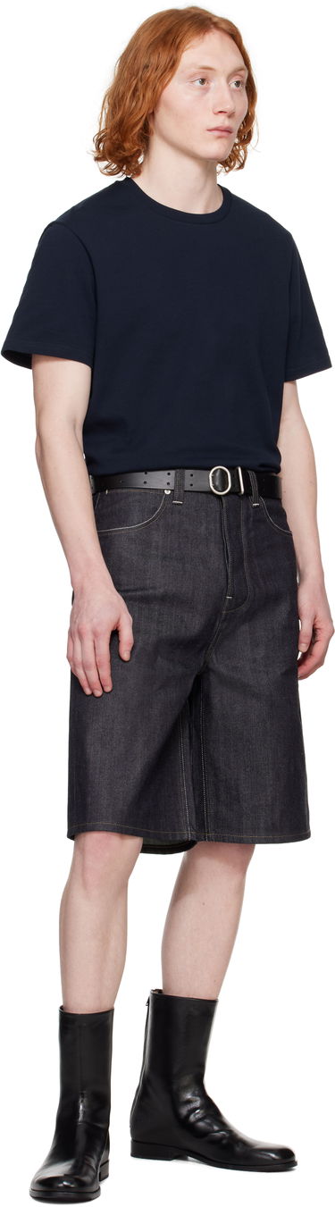 Shorts Jil Sander Jil Sander Raw Denim Shorts Blå | J23KA0110_J45041, 4
