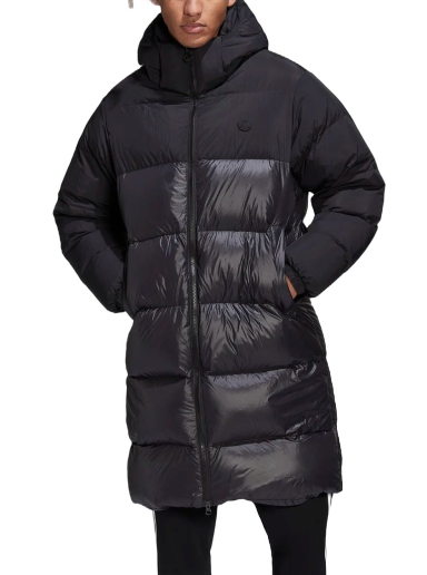 Puffer jakke adidas Originals Jacket Down Regen 3/4 Puffer Sort | hl9209