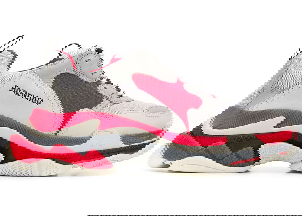 Sneakers og sko Balenciaga Triple S Red Grey White Rød | 536737 W09OH 6495, 0