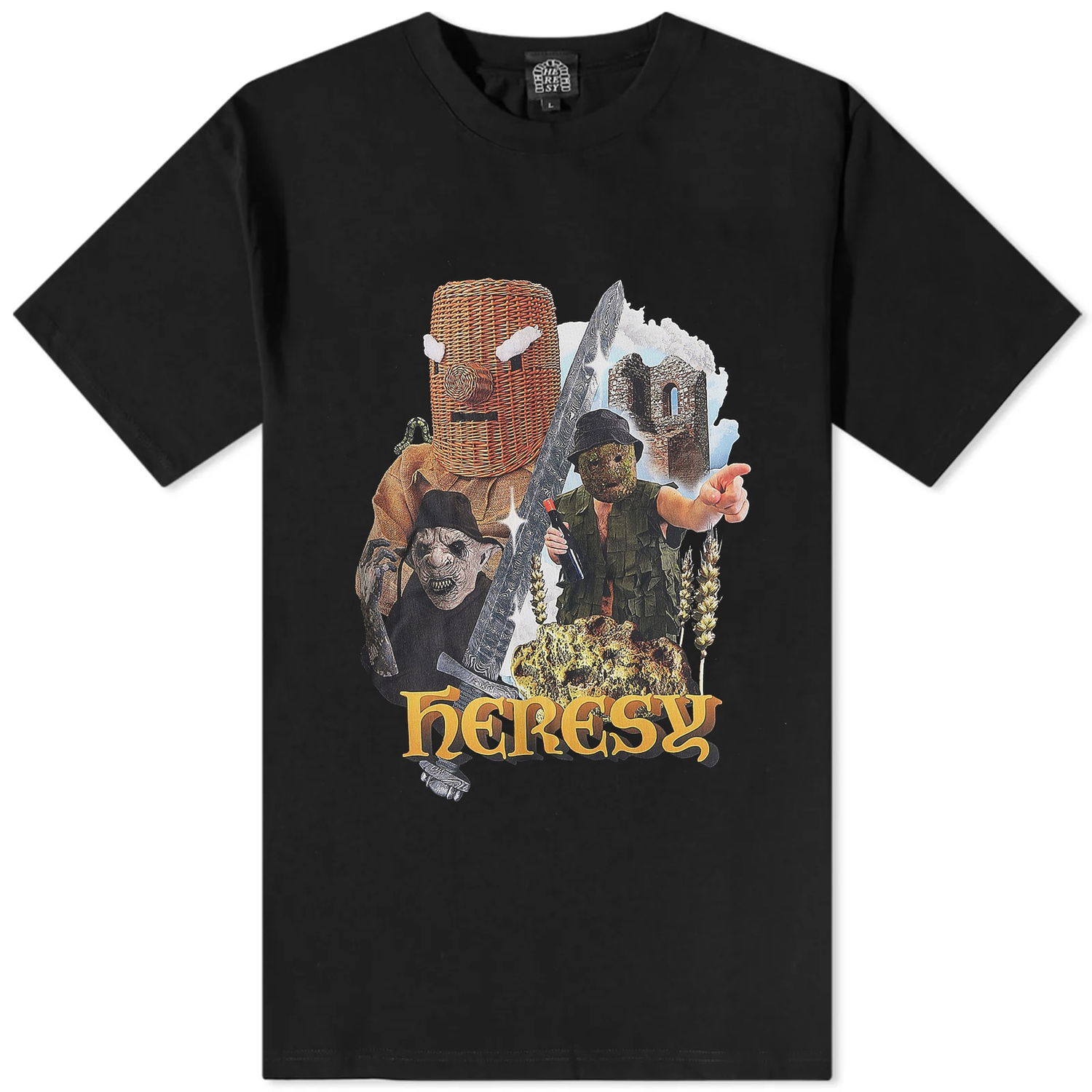 T-shirt Heresy Quest Tee Sort | HSS23-T02B-BK, 0
