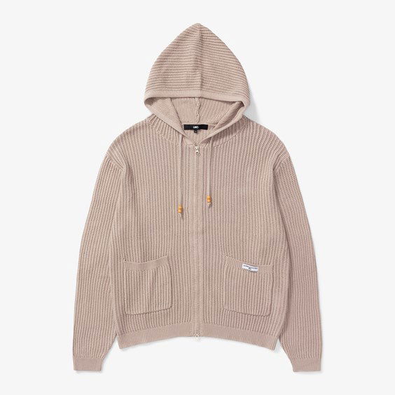 Sweatshirt LMC Knit Zip-up Hoodie Beige | 0LM22FHZ103DBG, 0