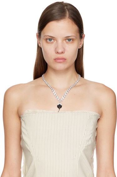 Halskæde Ottolinger Ottolinger Exclusive Diamond Dip Necklace Sort | 2500610, 1