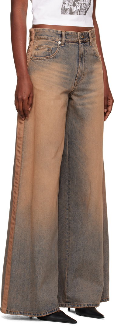 Jeans We11done We11done Wide Leg Jeans Brun | WD-DP2-25-339-W-BG, 1