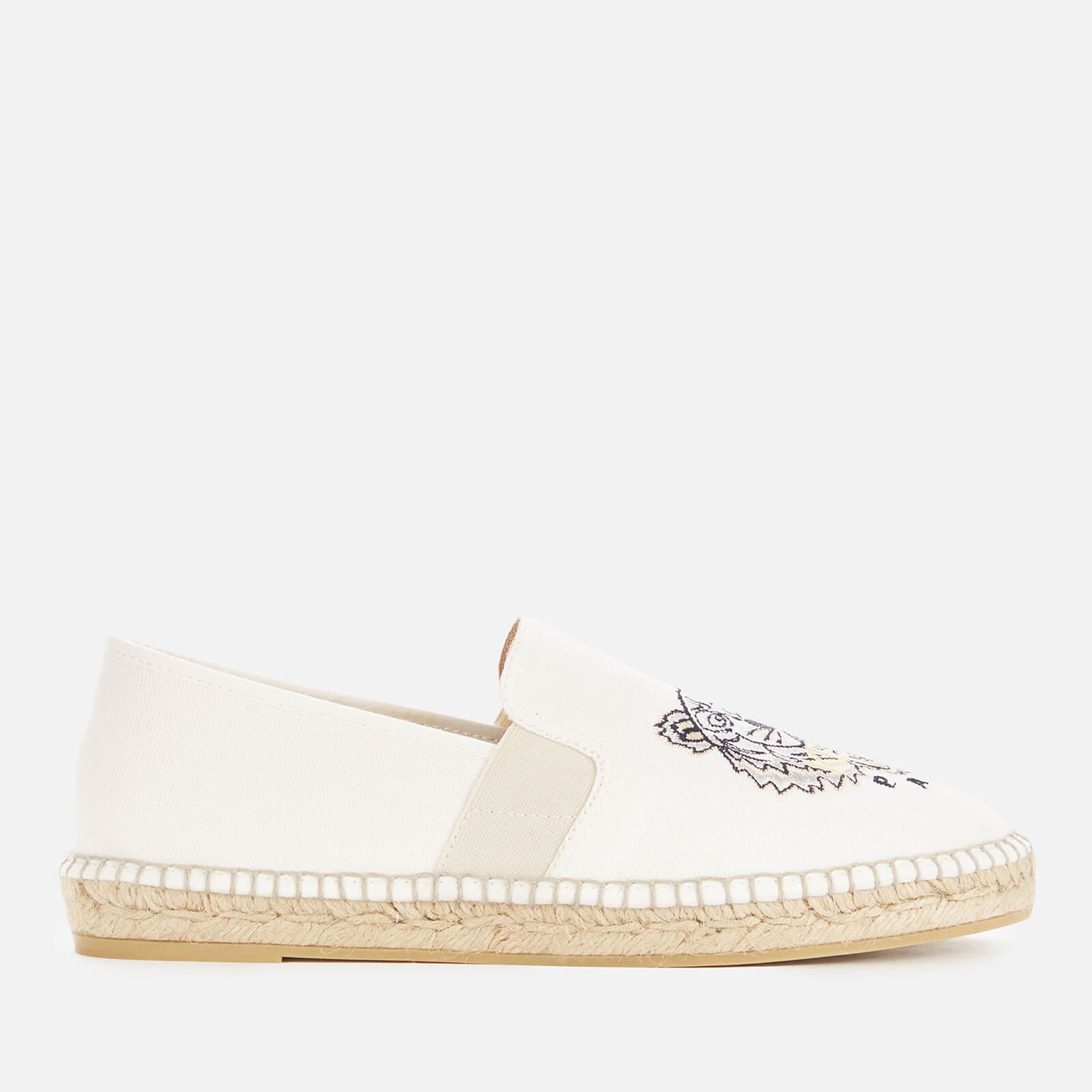 Sneakers og sko KENZO Women's Tiger Elastic Espadrilles - White - UK 3.5 Hvid | FC52ES188F71-01, 0