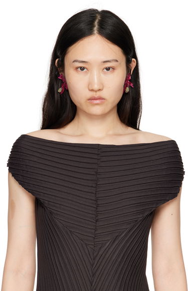 Øreringe Marc Jacobs Marc Jacobs 'The Future Floral' Earrings Lilla | 2S4JER001J07, 2