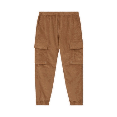 Bukser Burberry Logo Detail Corduroy Cargo Trousers Brun | 8055141, 0